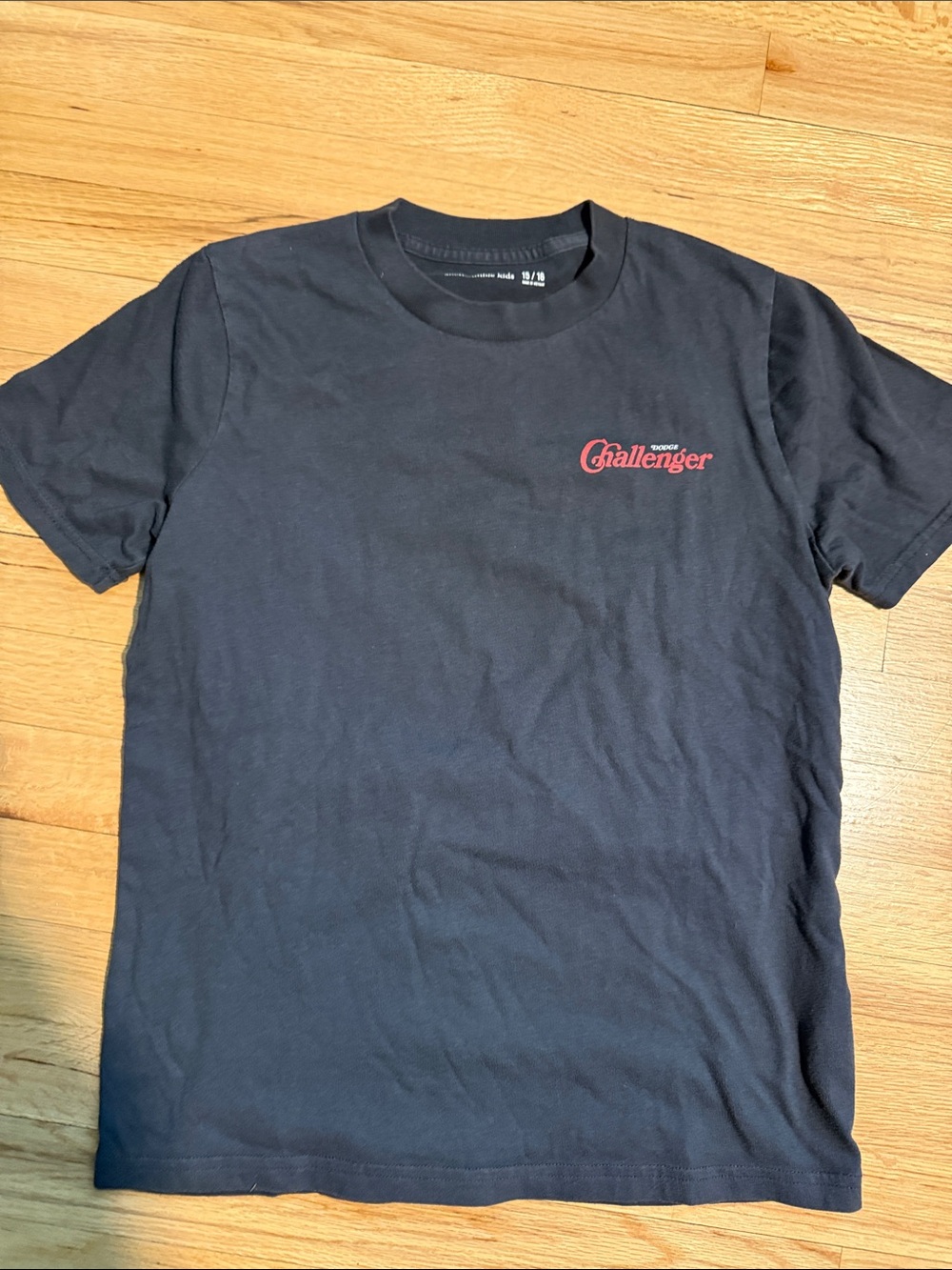 abercrombie kids Black Tee featuring vintage Dodge Challenger